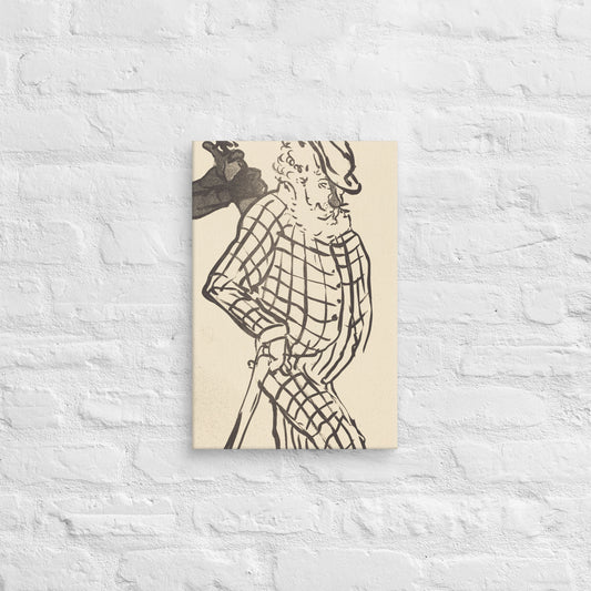 Henri de Toulouse Lautrec, American Singer, 1893, Canvas