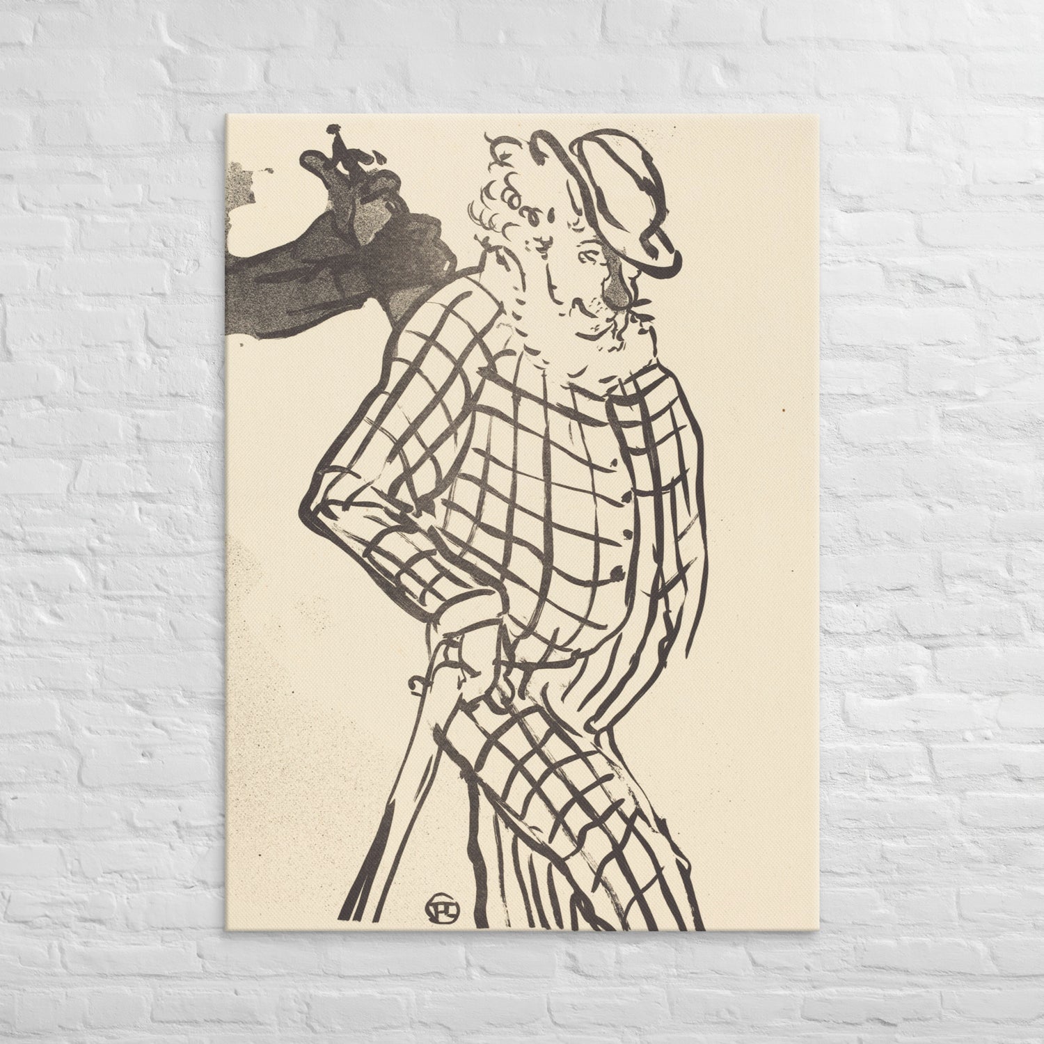 Henri de Toulouse Lautrec, American Singer, 1893, Canvas