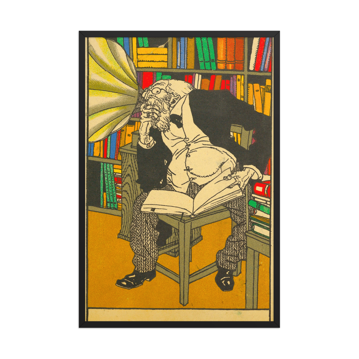 Moriz Jung, The Dialectician, 1911, Framed