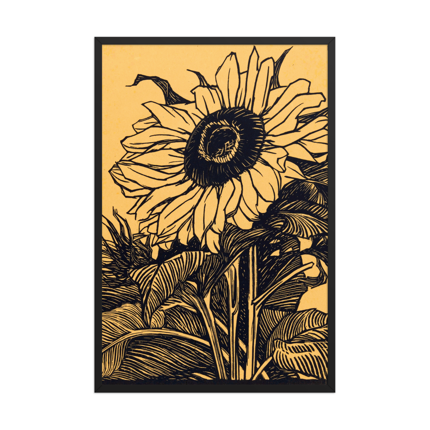 Julie de Graag, Zonnebloem, Framed