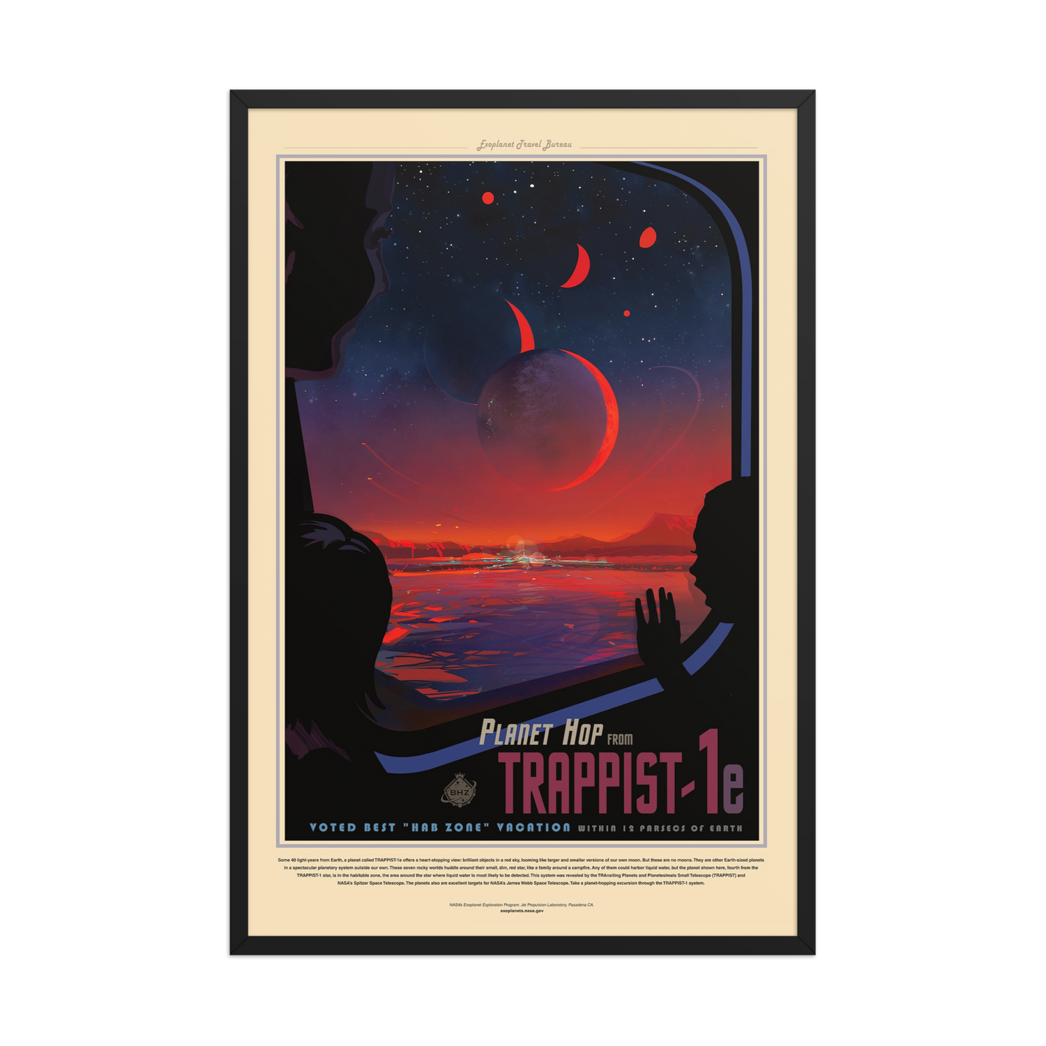 NASA, Trappist 1E, 2017