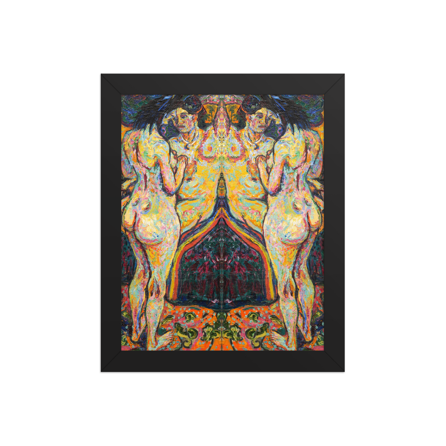 Ernst Ludwig Kirchner, Two Nudes, 1907, Framed