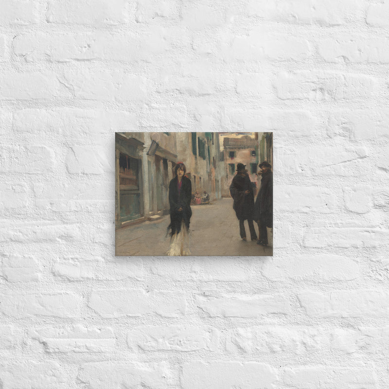 John Singer Sargent, Street in Venice, 1882, Canvas