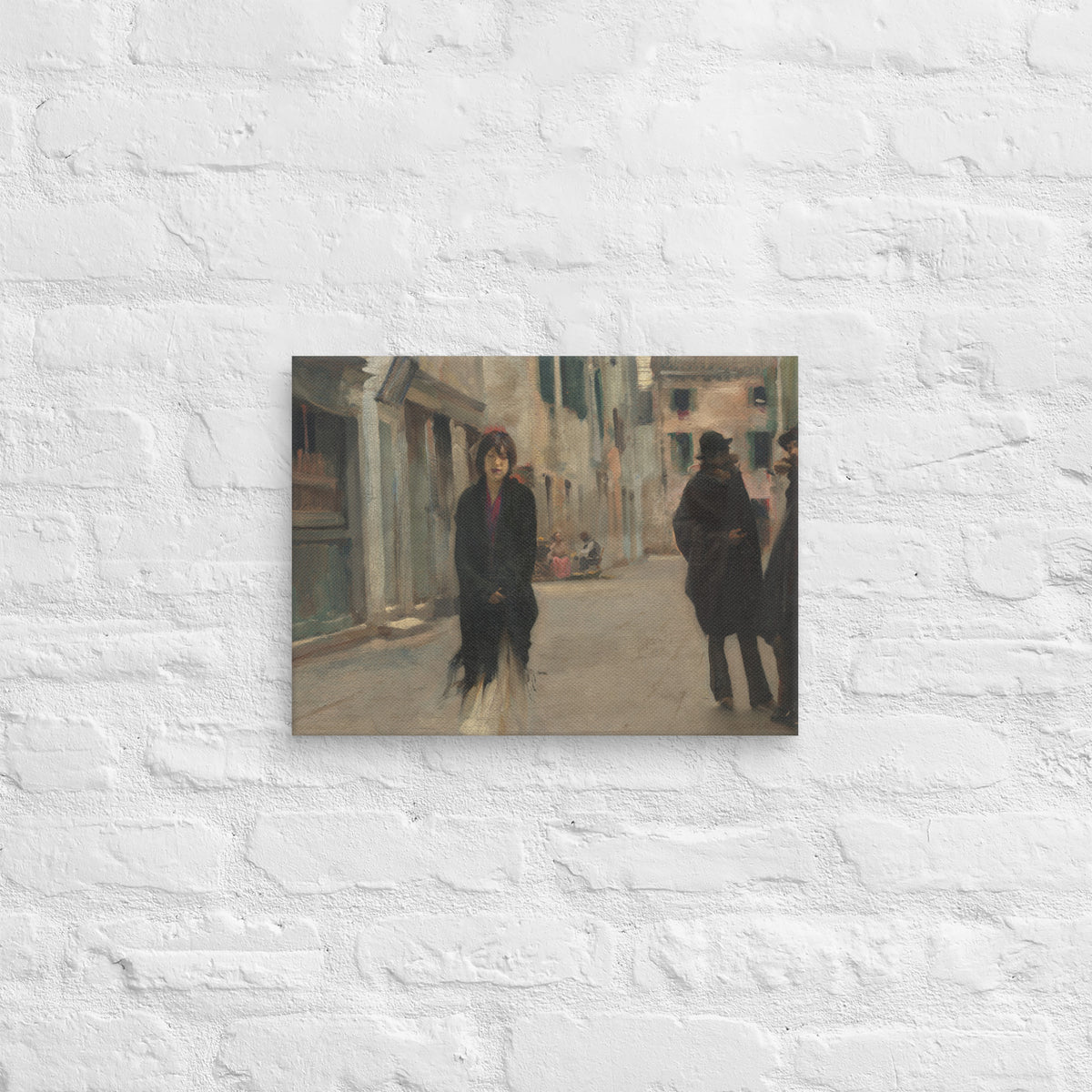 John Singer Sargent, Street in Venice, 1882, Canvas