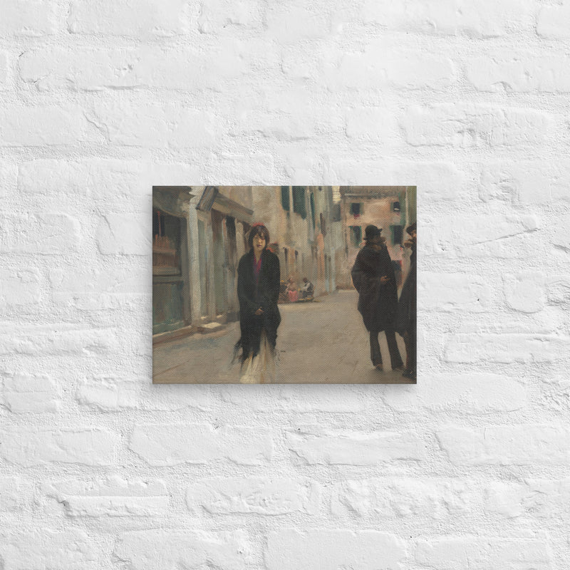 John Singer Sargent, Street in Venice, 1882, Canvas