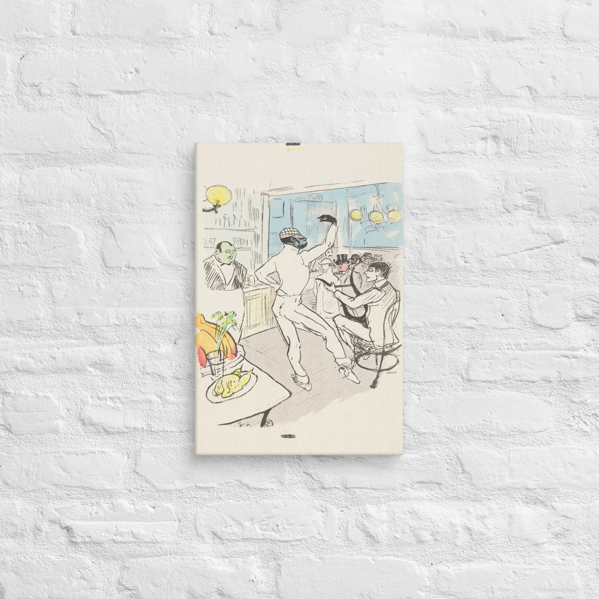 Dancing in the Achille Bar, 1952, Canvas