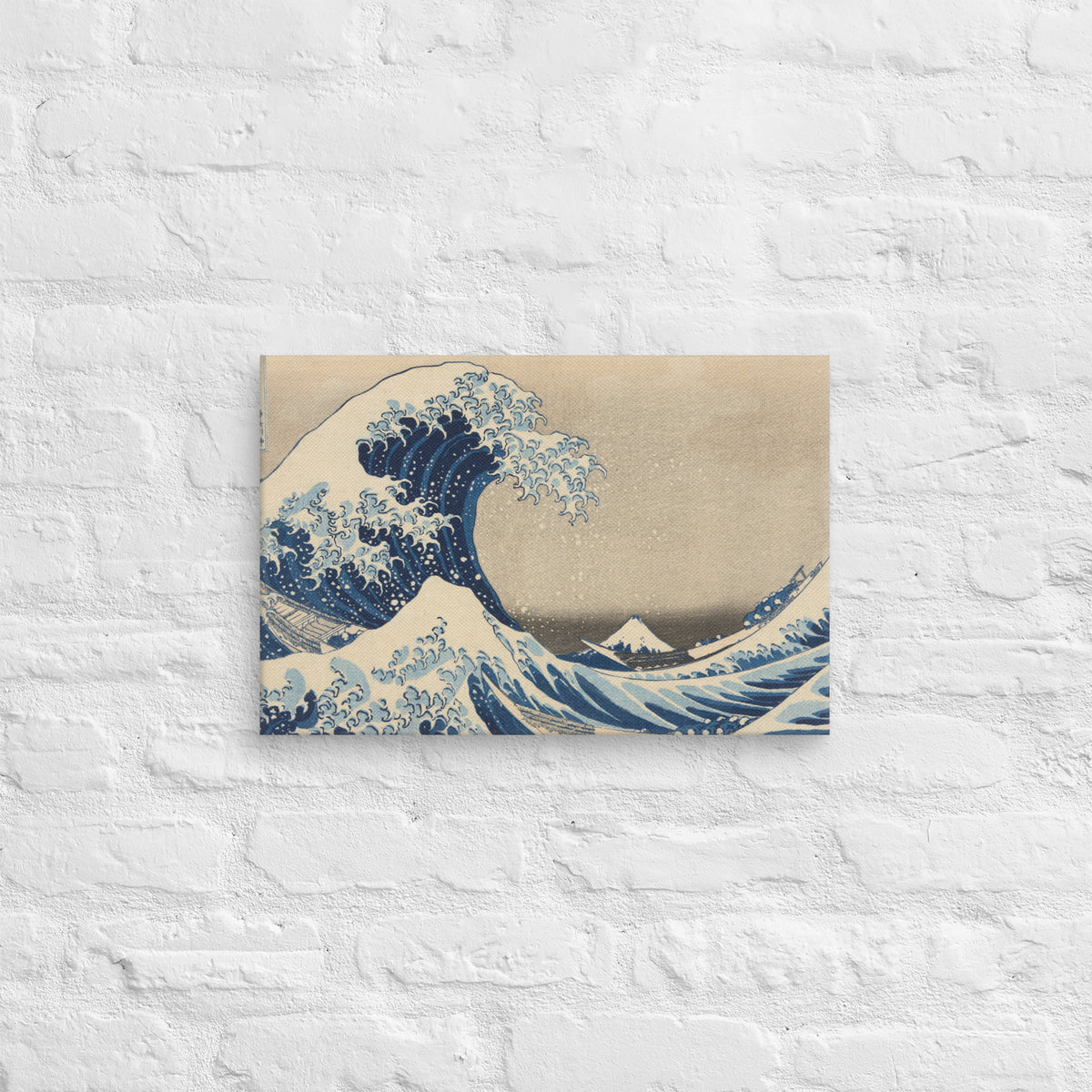 Katsushika Hokusai, Under the Wave off Kanagawa, 1830, Canvas