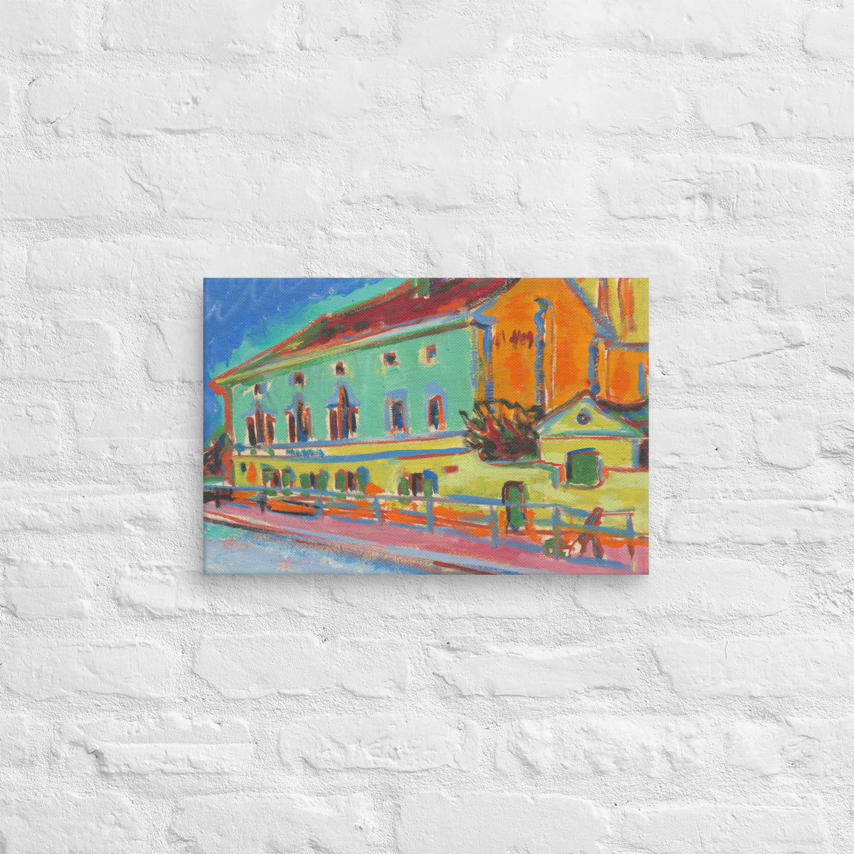 Dance Hall Bellevue, 1989, Canvas