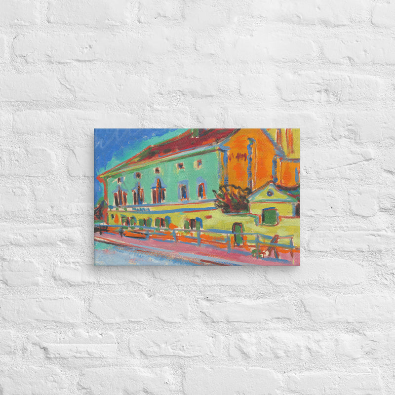 Dance Hall Bellevue, 1989, Canvas