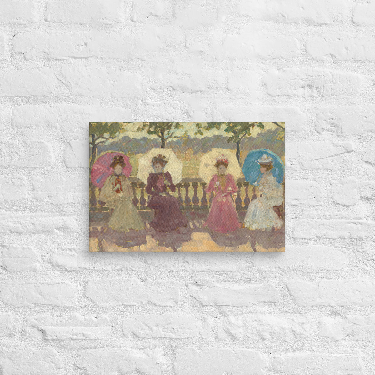 Maurice Prendergast, In the Park, Paris, 1891, Canvas
