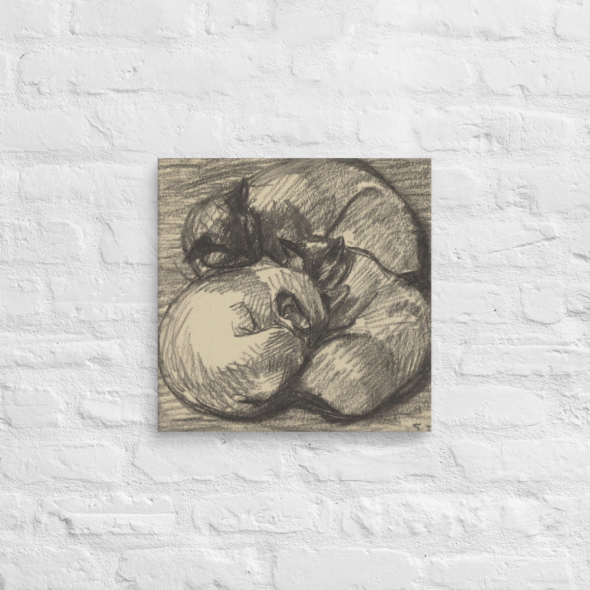 Tsching Batzar, The Cats, 1943, Canvas