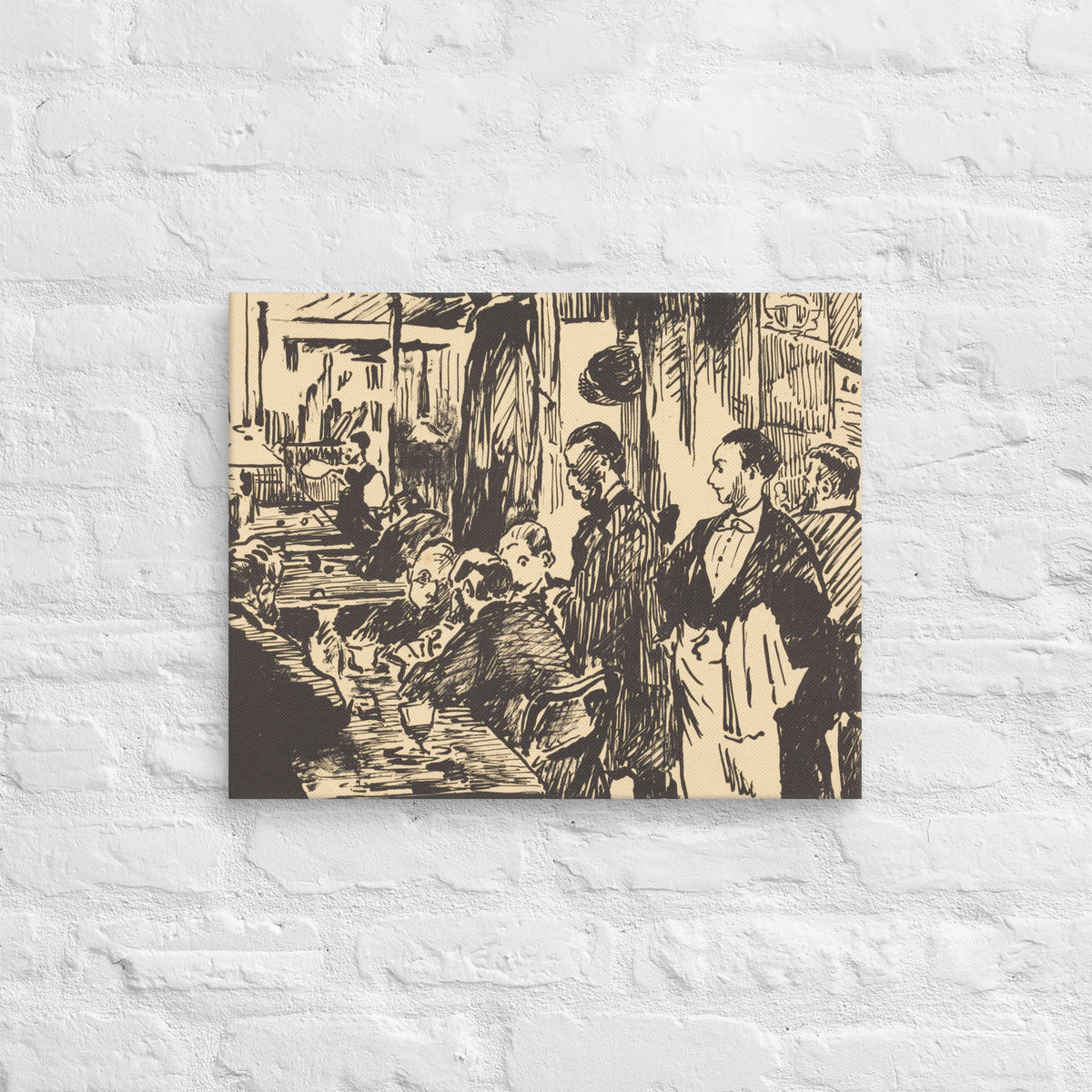 Edouard Manet, At the Cafe, 1869, Canvas
