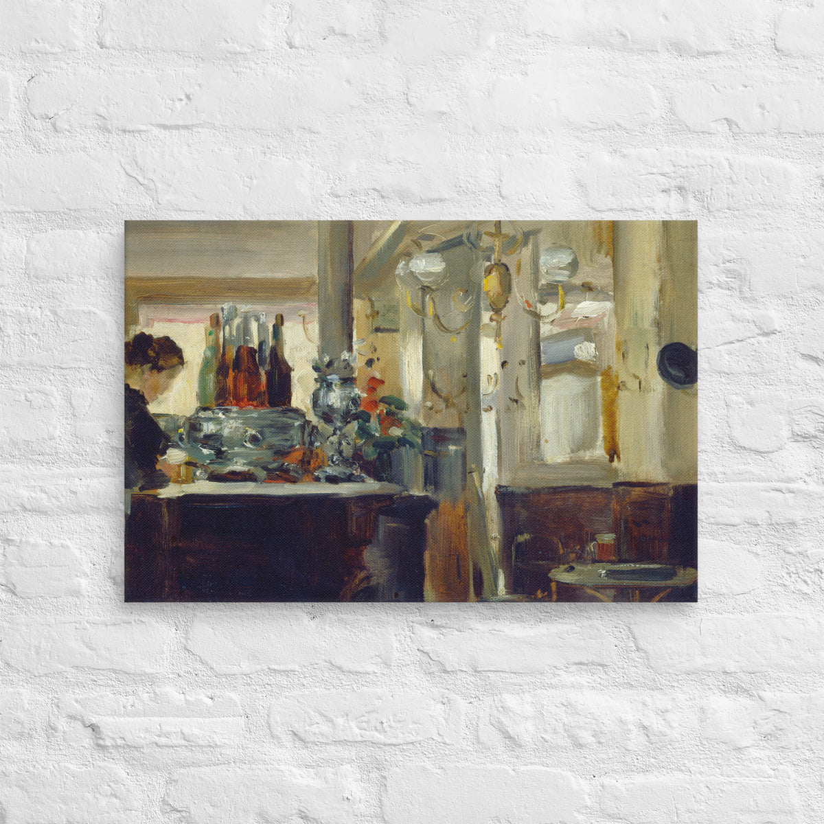 Style of Edouard Manet, Bon Bock Cafe, 1881, Canvas