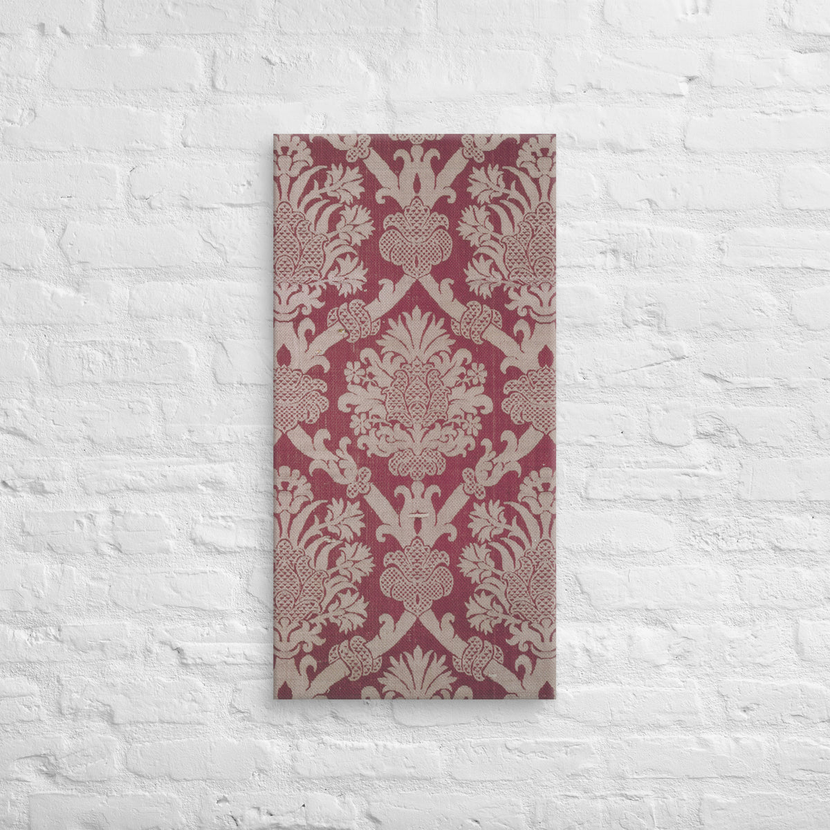 Italy, Panel Pattern (Red), C.15, Canvas