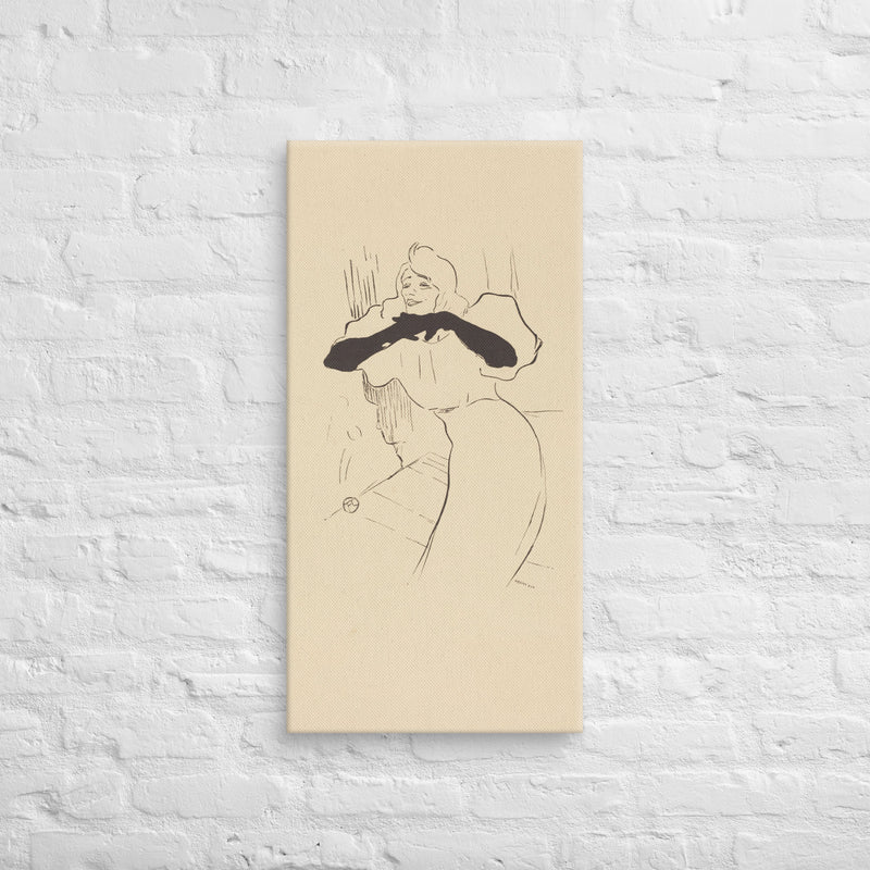 Yvette Guilbert, Linger a Little Longer, 1952, Canvas