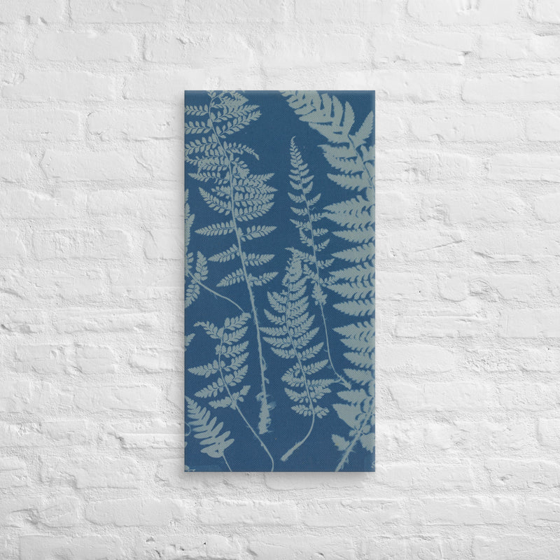 Anna Atkins, Ferns, Specimen of Cyanotype, 1840, Canvas