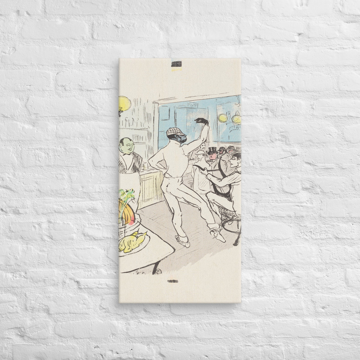 Dancing in the Achille Bar, 1952, Canvas