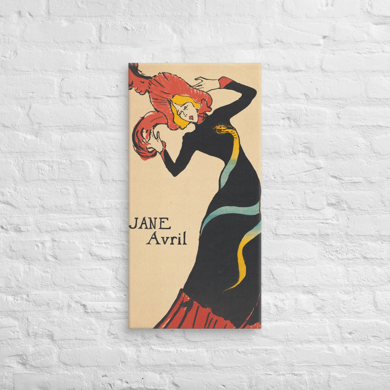 Henri de Toulouse Lautrec, Jane Avril, 1899, Canvas