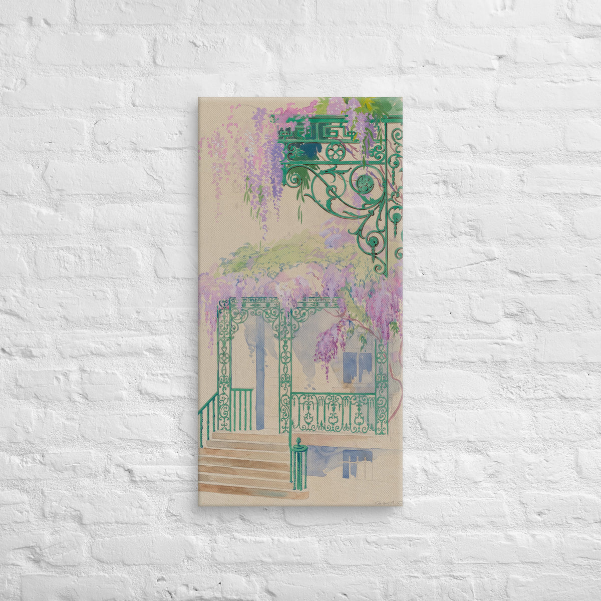 Gilbert Sackermanm, Cast Iron Porch Railing, 1936, Canvas