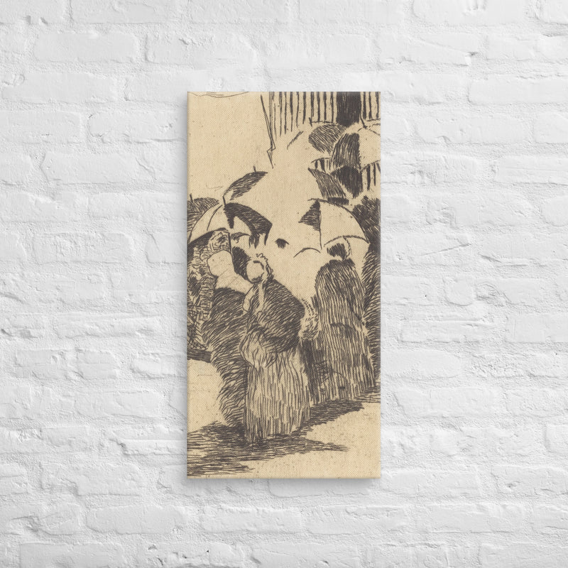 Edouard Manet, Line in Front of the Butcher Shop, 1870, Canvas