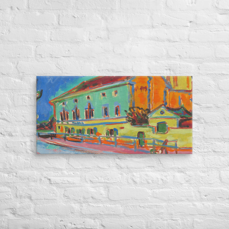 Dance Hall Bellevue, 1989, Canvas