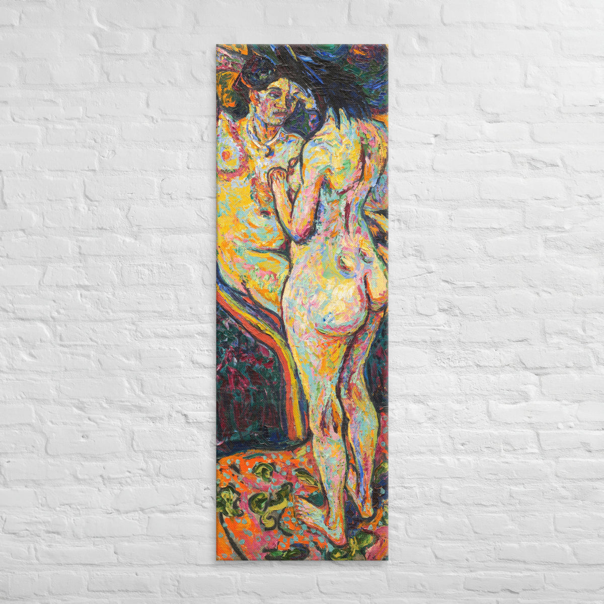 Ernst Ludwig Kirchner, Two Nudes, 1907, Canvas