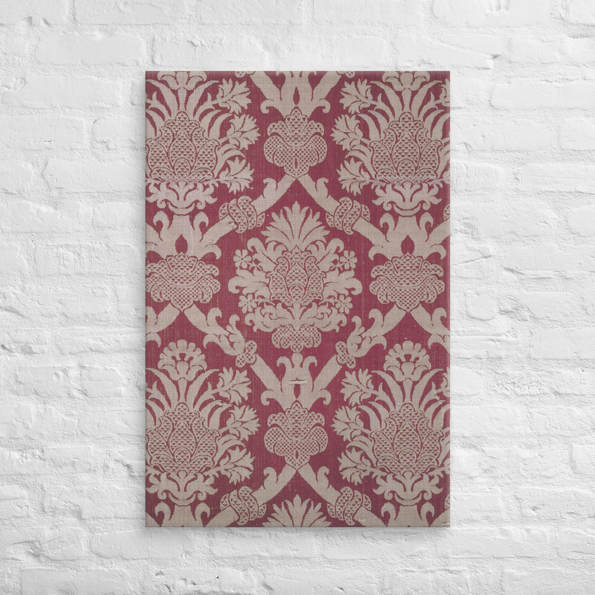 Italy, Panel Pattern (Red), C.15, Canvas