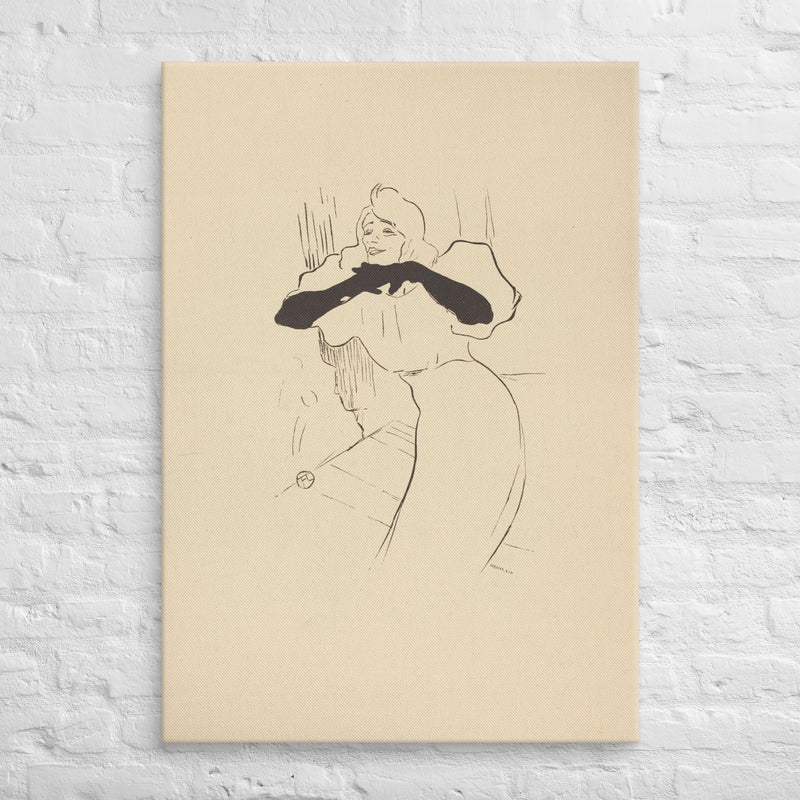 Yvette Guilbert, Linger a Little Longer, 1952, Canvas