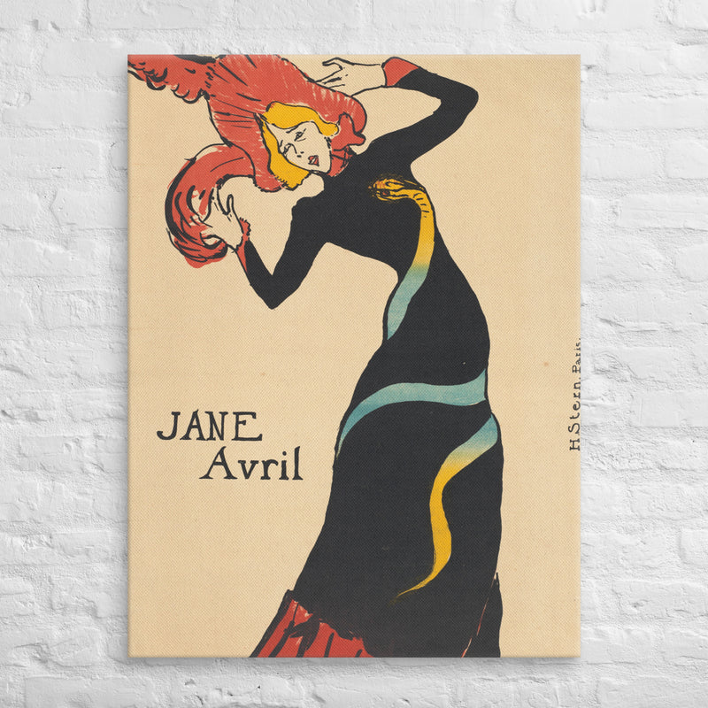 Henri de Toulouse Lautrec, Jane Avril, 1899, Canvas