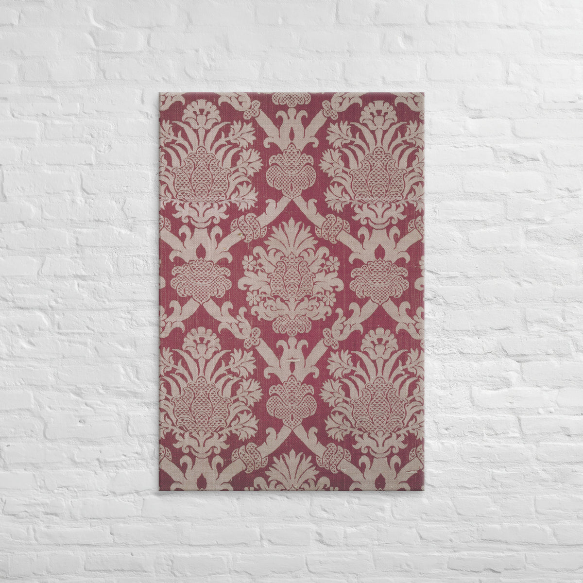 Italy, Panel Pattern (Red), C.15, Canvas