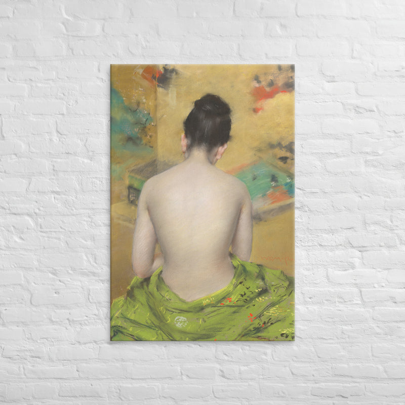 William Merritt Chase, Study of Flesh Color and Gold, 1888, Canvas