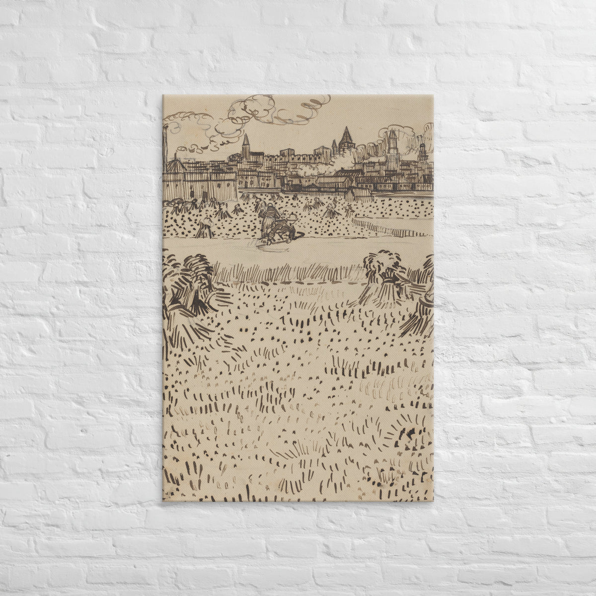 Van Gogh, The Harvest, 1985, Canvas