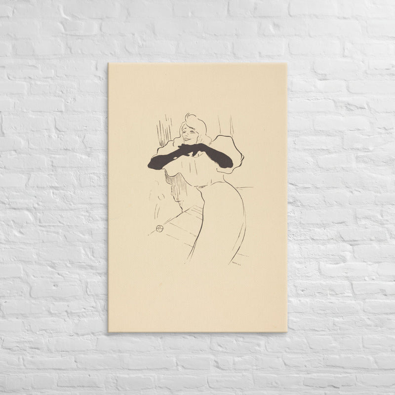 Yvette Guilbert, Linger a Little Longer, 1952, Canvas