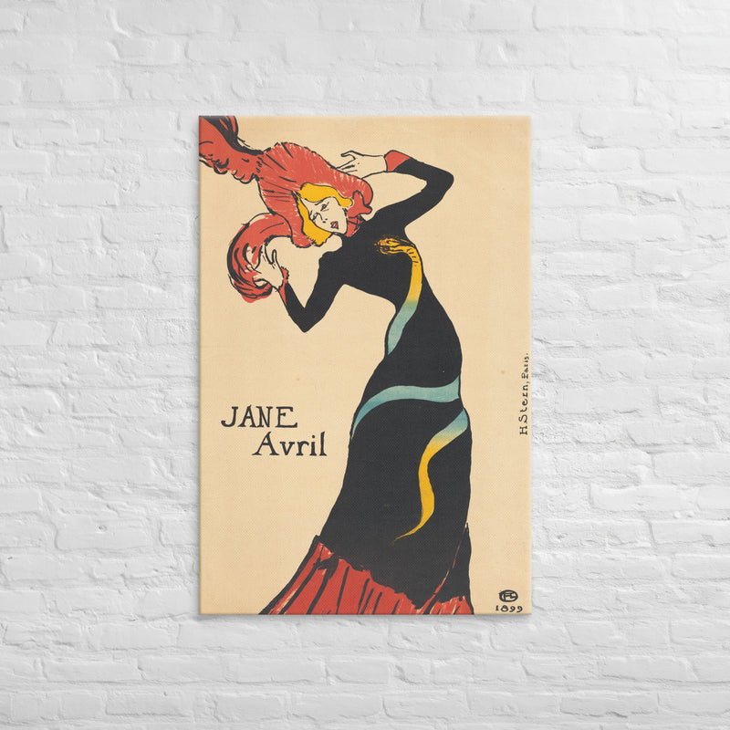 Henri de Toulouse Lautrec, Jane Avril, 1899, Canvas