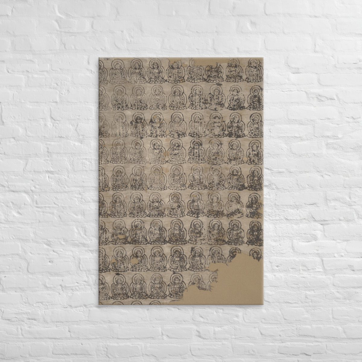 Amida Buddha, 1980, Canvas