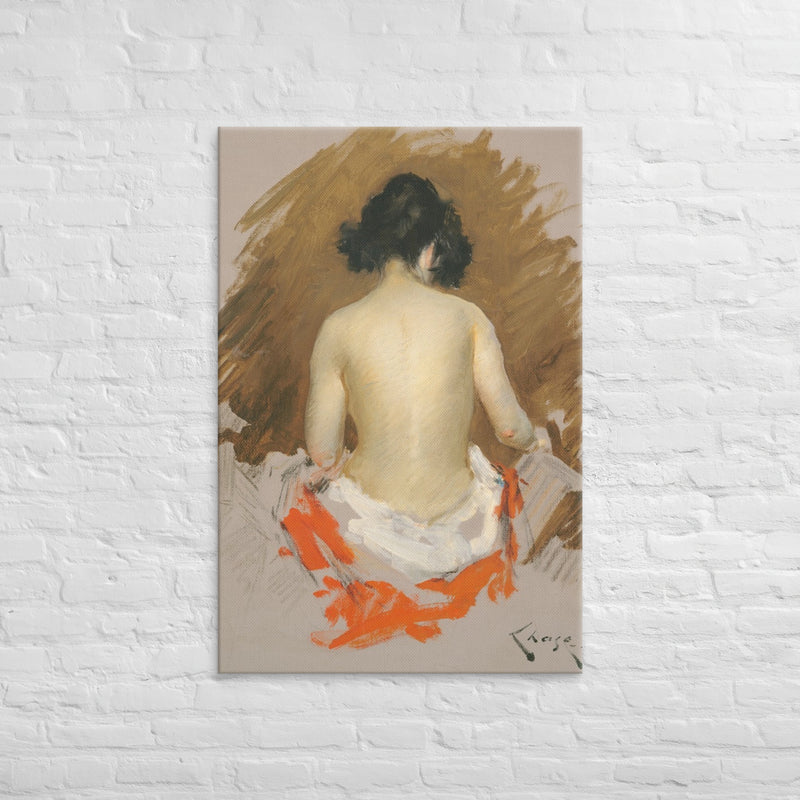 William Merritt Chase, Nude, 1901, Canvas