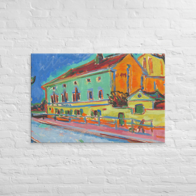 Dance Hall Bellevue, 1989, Canvas
