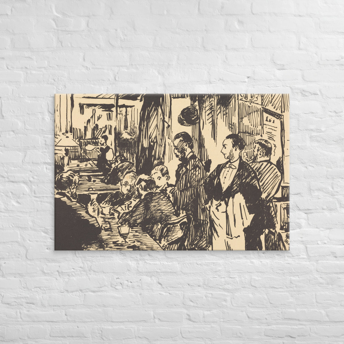 Edouard Manet, At the Cafe, 1869, Canvas