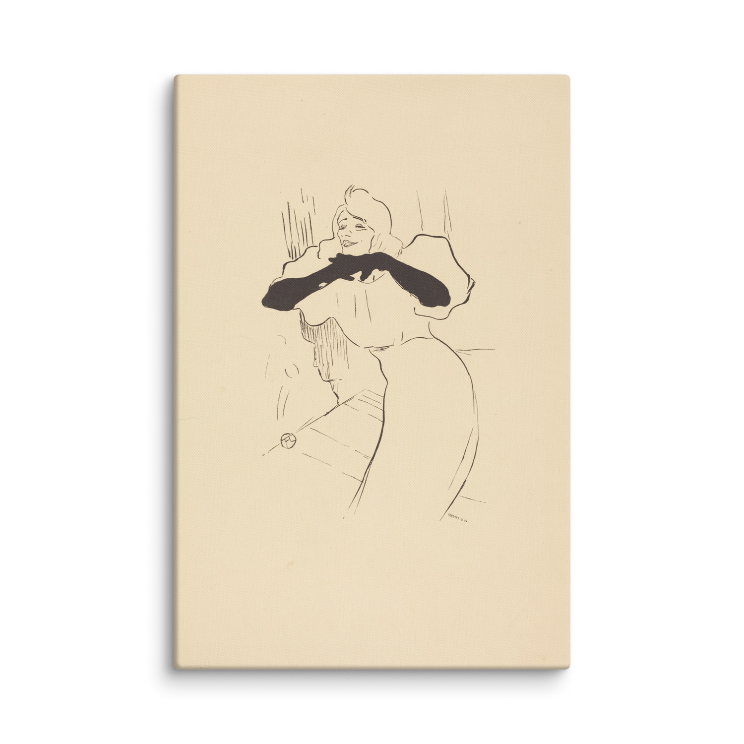 Yvette Guilbert, Linger a Little Longer, 1952, Canvas