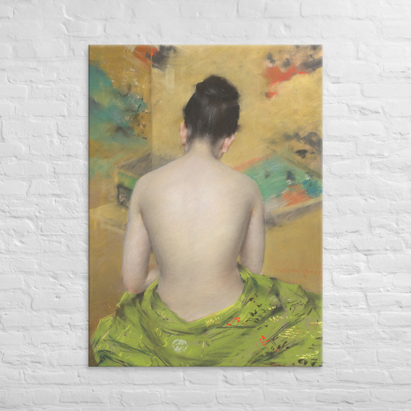 William Merritt Chase, Study of Flesh Color and Gold, 1888, Canvas