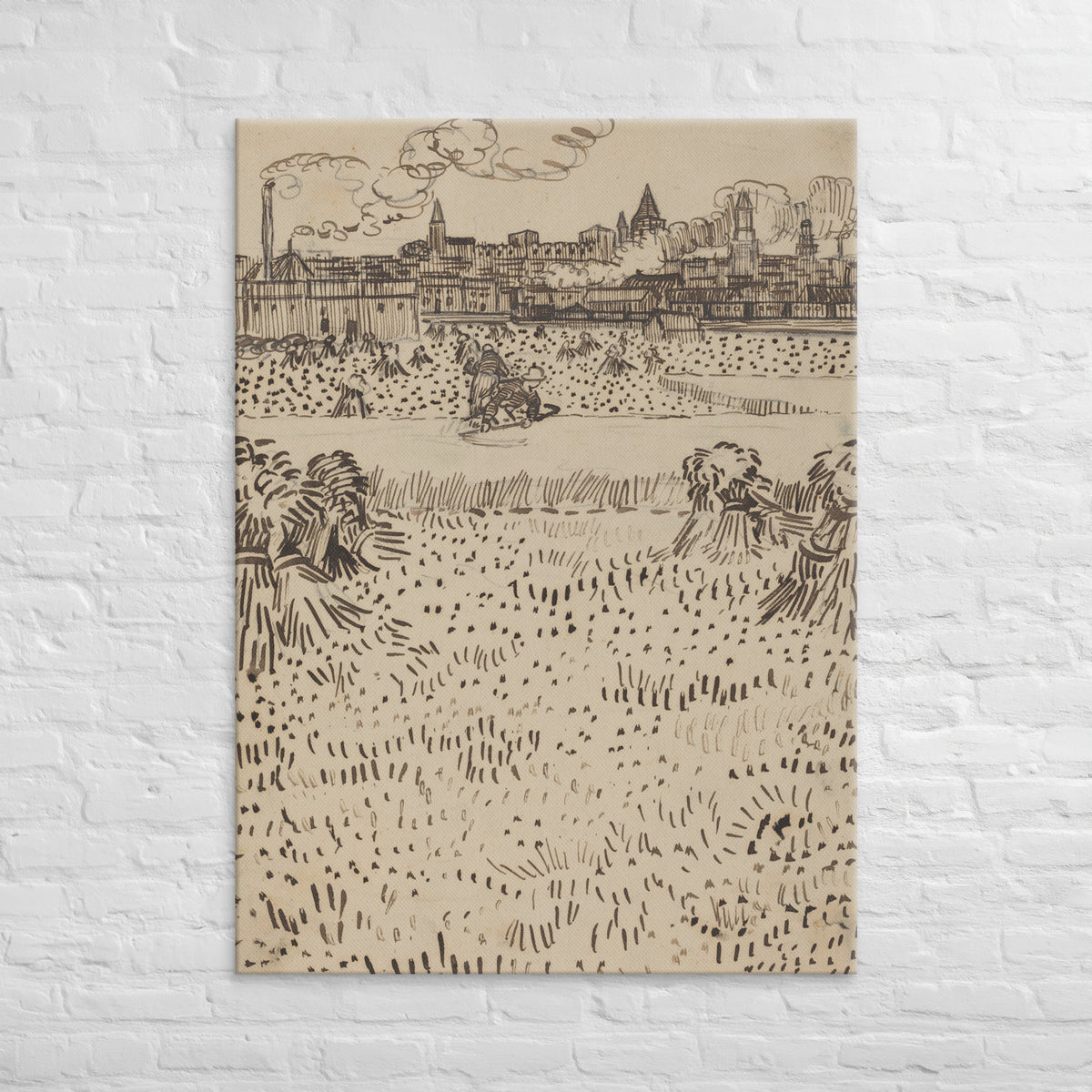 Van Gogh, The Harvest, 1985, Canvas