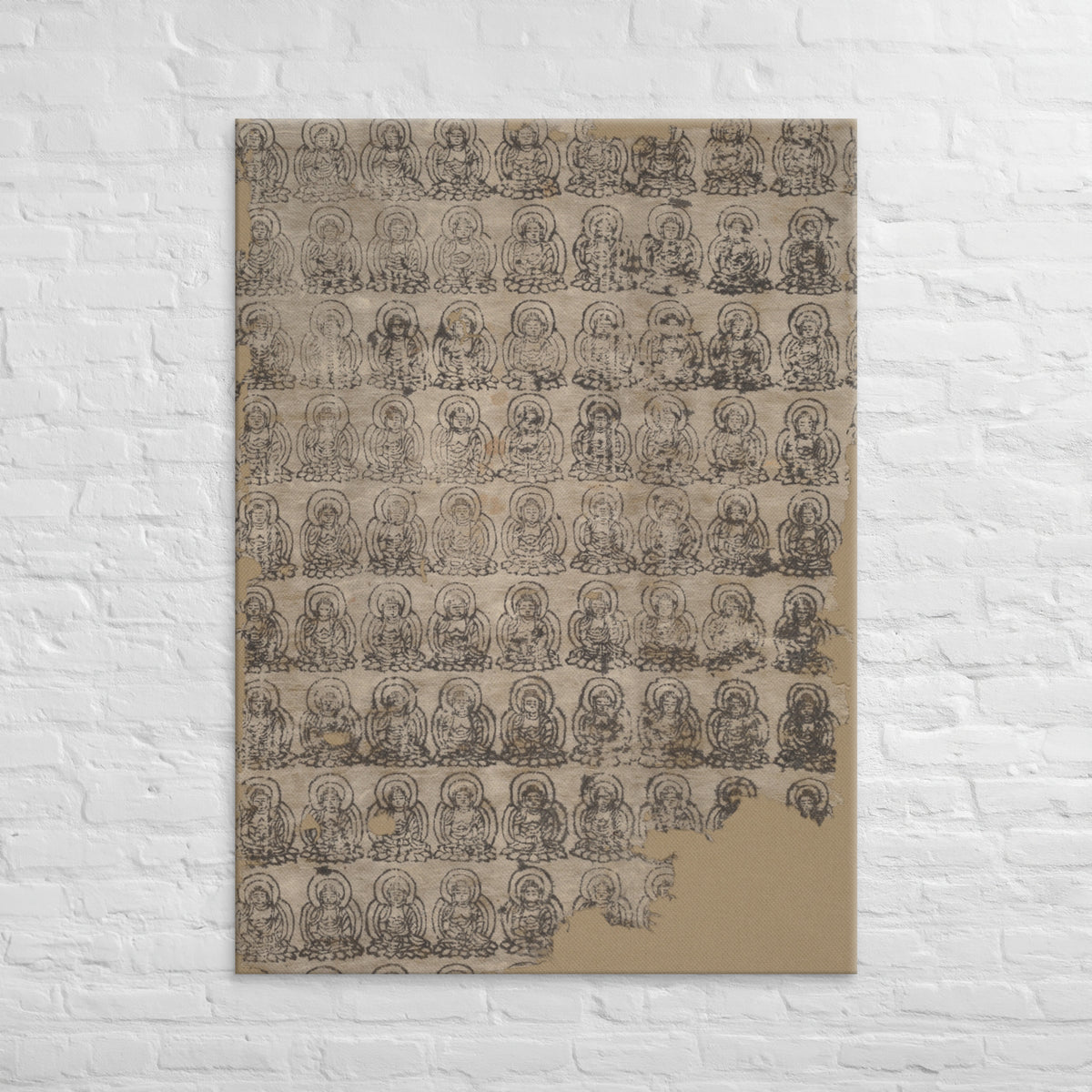 Amida Buddha, 1980, Canvas