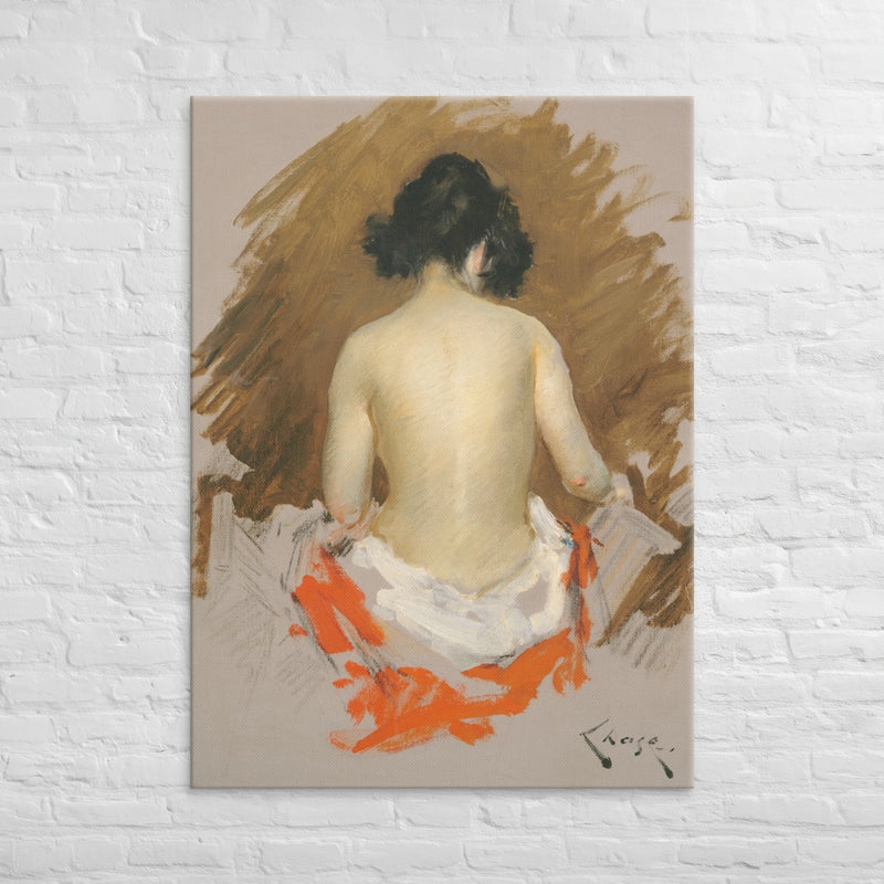 William Merritt Chase, Nude, 1901, Canvas
