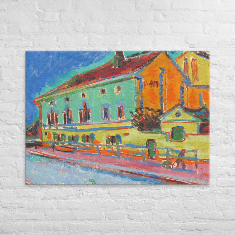 Dance Hall Bellevue, 1989, Canvas