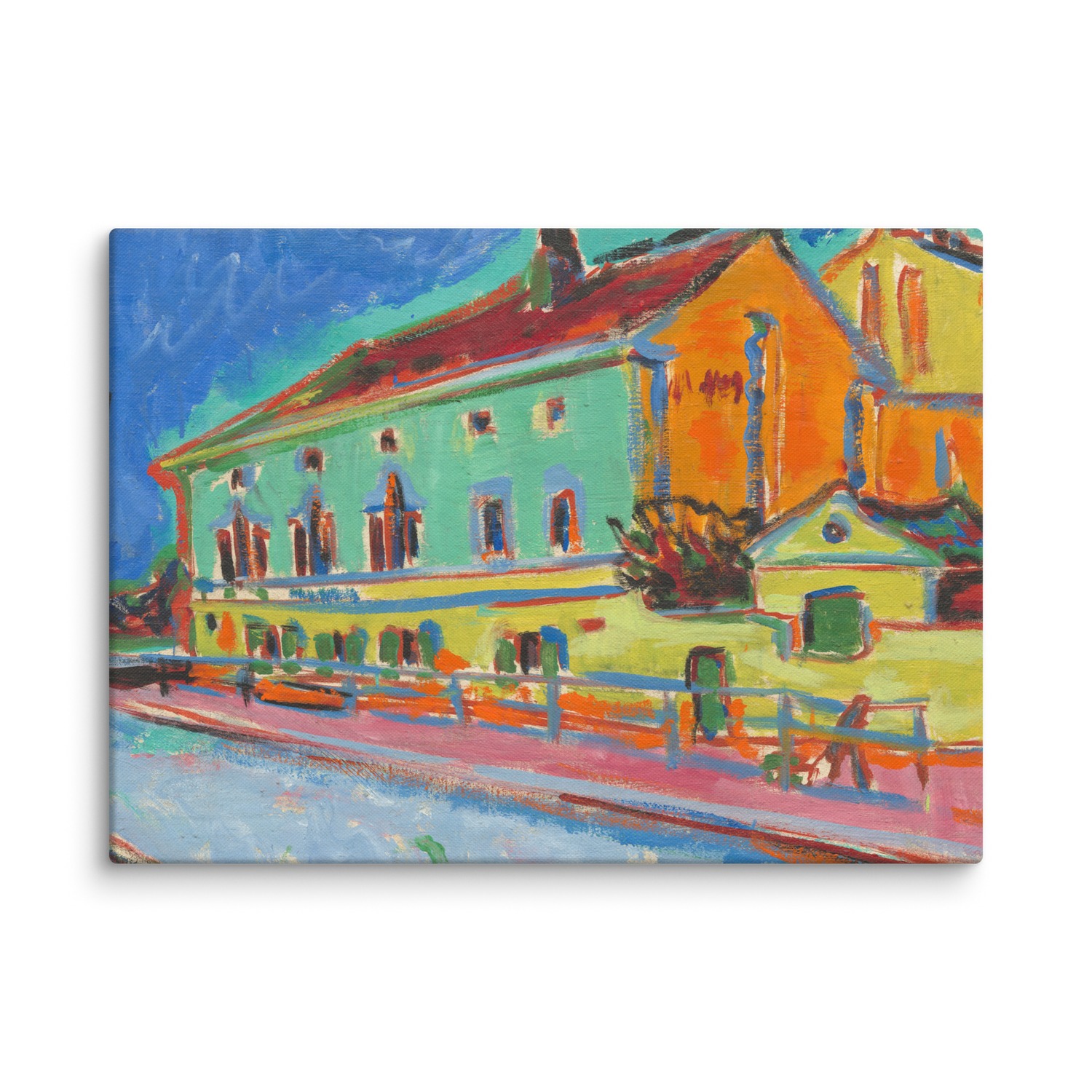 Dance Hall Bellevue, 1989, Canvas