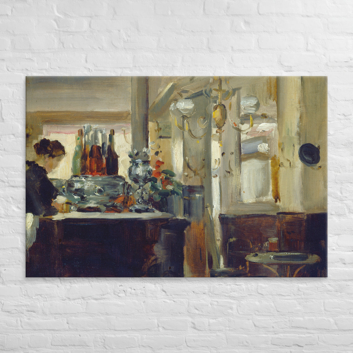 Style of Edouard Manet, Bon Bock Cafe, 1881, Canvas