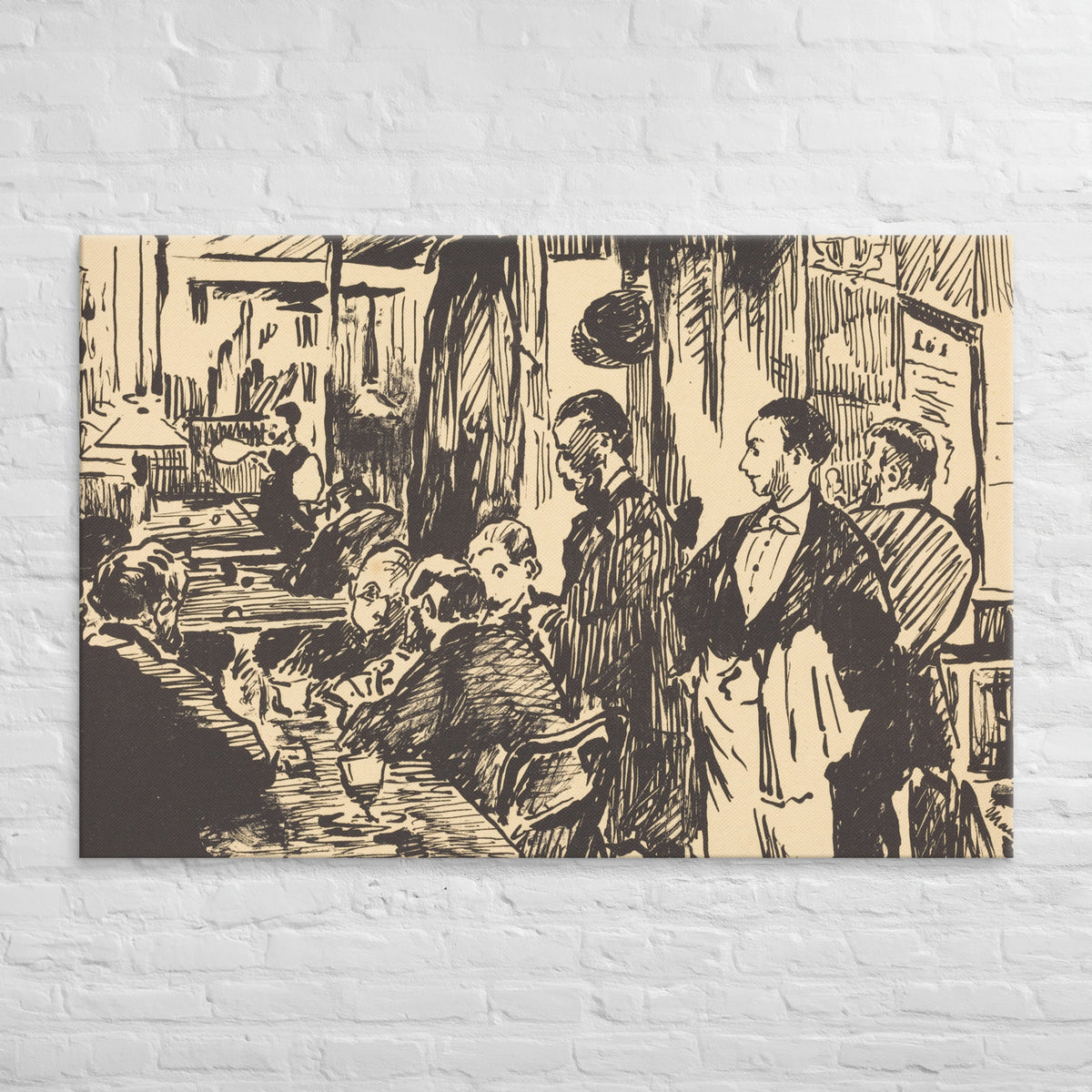 Edouard Manet, At the Cafe, 1869, Canvas