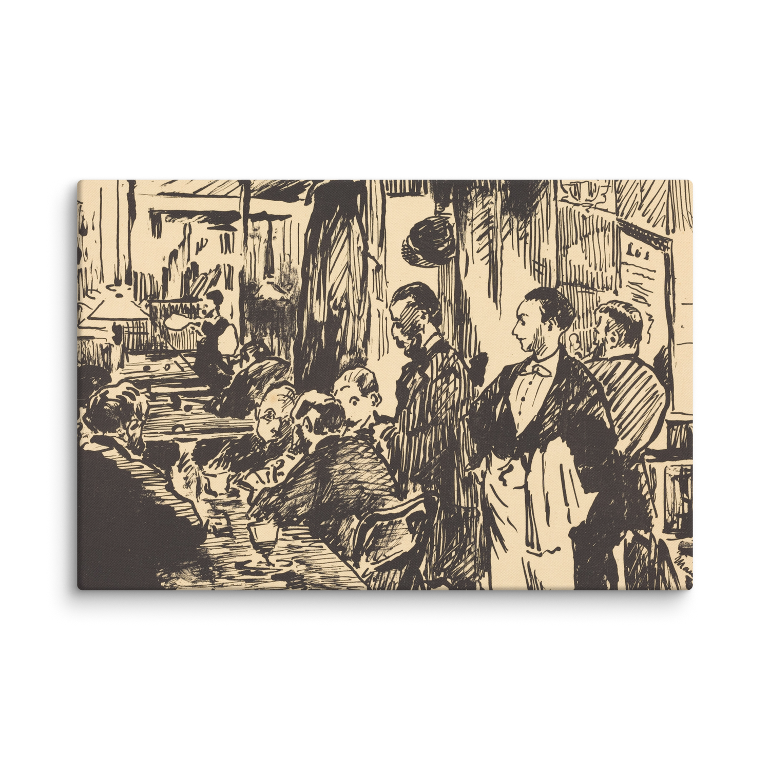 Edouard Manet, At the Cafe, 1869, Canvas