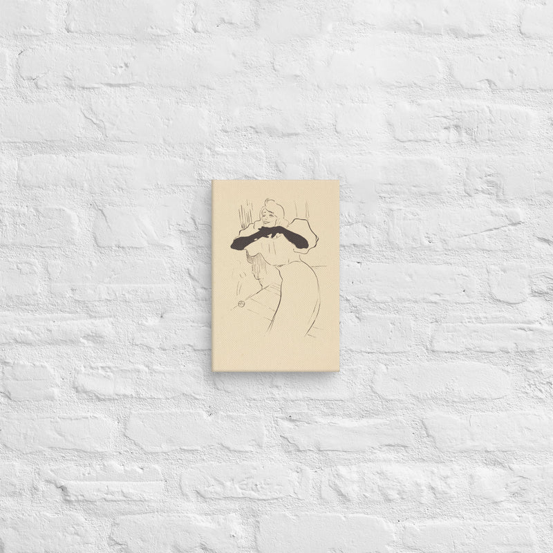 Yvette Guilbert, Linger a Little Longer, 1952, Canvas