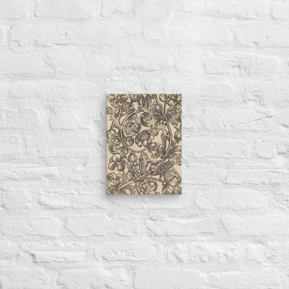 Follower of Master, E.S. Ornament with Wild Folk, Canvas